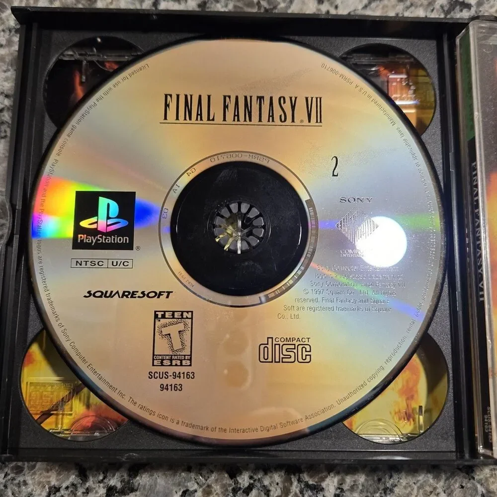 Final Fantasy VII (Sony PlayStation 1, 1997) Greatest Hits , PS1 Complete RPG